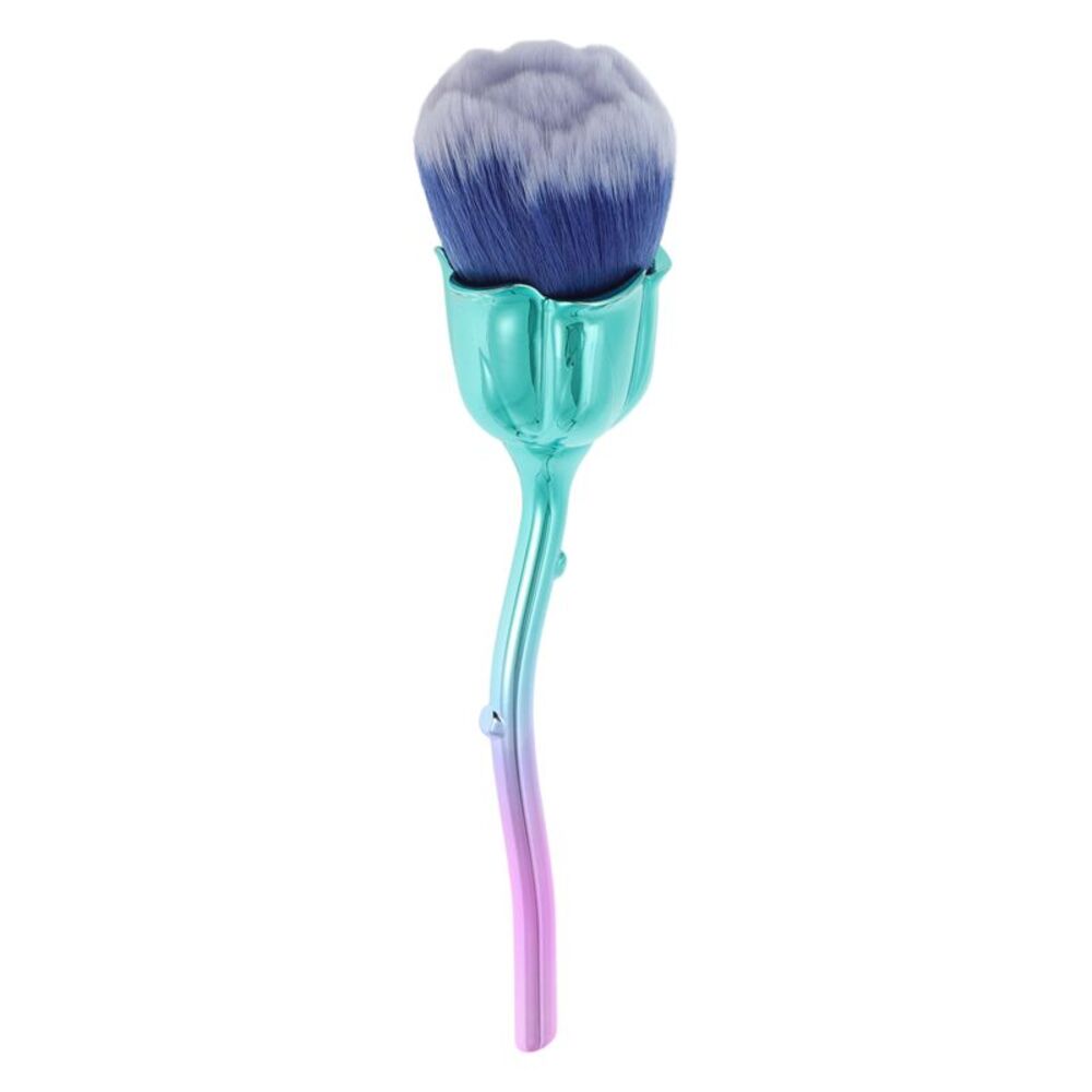 Makeup Flower Shape Powder Brush Blue White